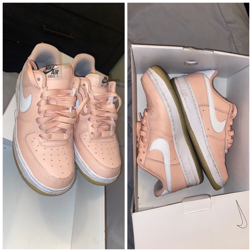Nike Air Force 1 , peach/pink color. Size US 6